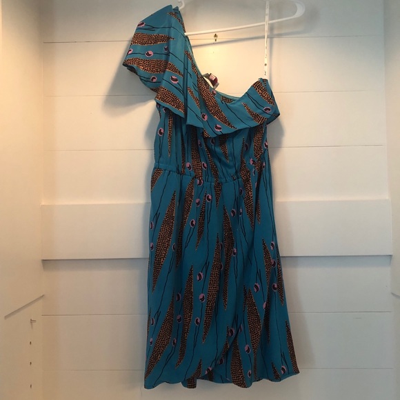 frock! By Tracy Reese one-shouldered dress - Picture 1 of 4